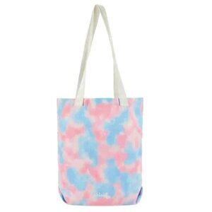 THE PHLUID PROJECT Gender Neutral Trans Pink Blue Cloud Tie-Dye Shopper Tote Bag